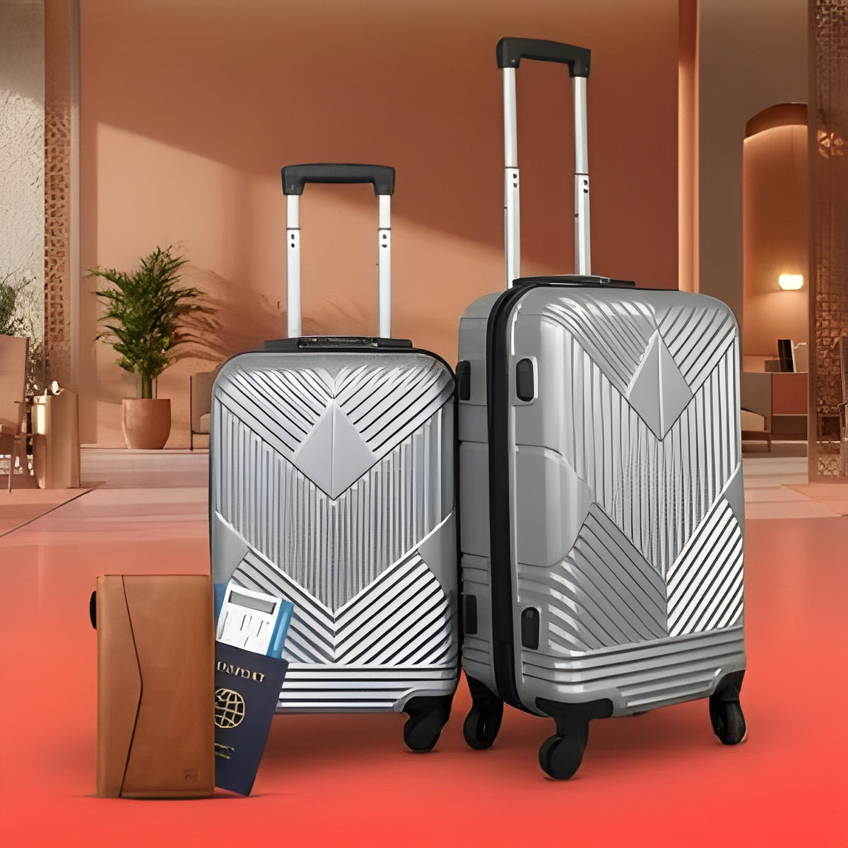 🔥Offre Pack de 2 Valises de Voyage - Grande Valise+petite Valise
